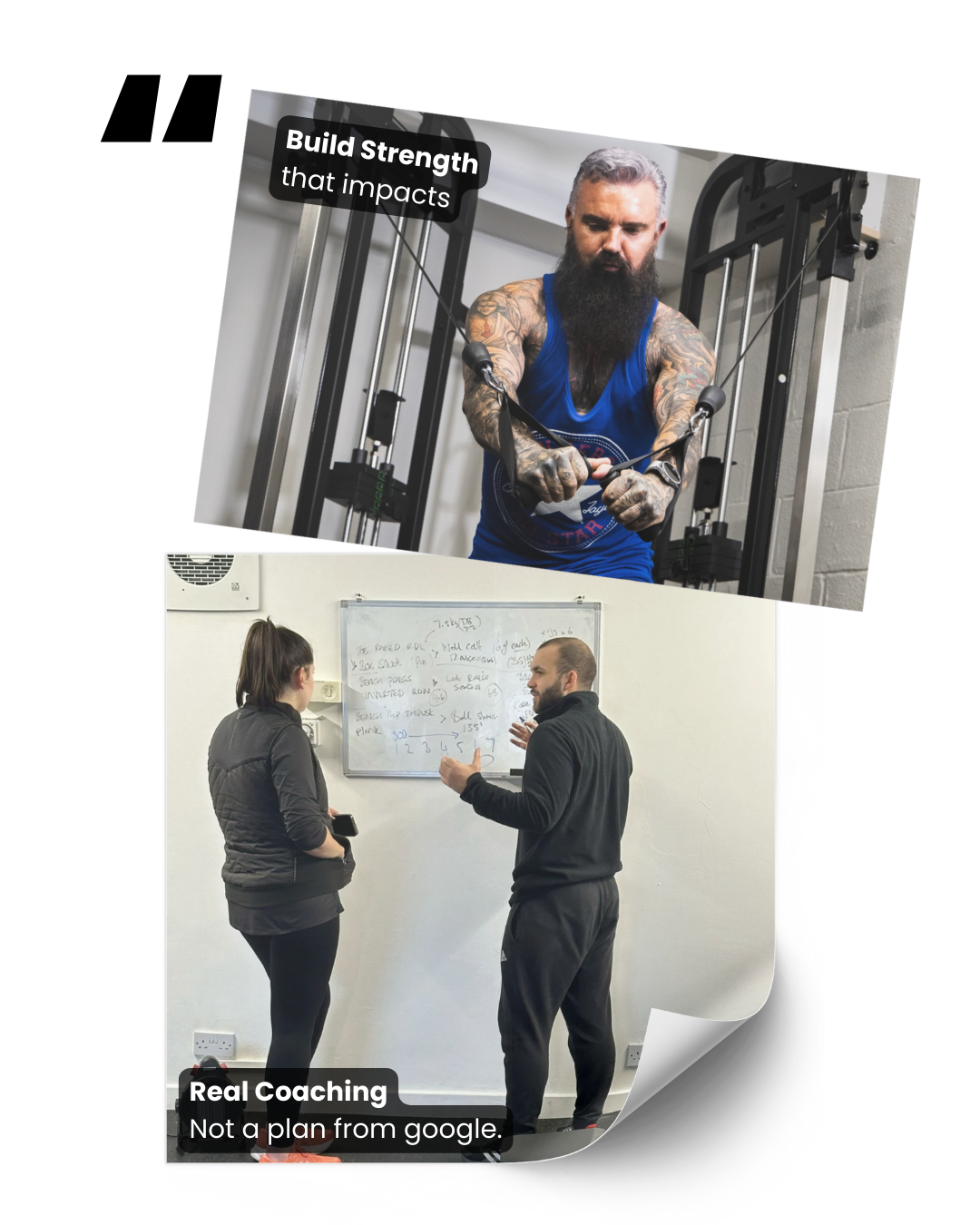 Teknique Gym Training Jake discussing goals and journey at teknique